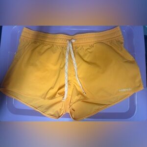Patagonia Orange Elastic Waist Athletic Shorts